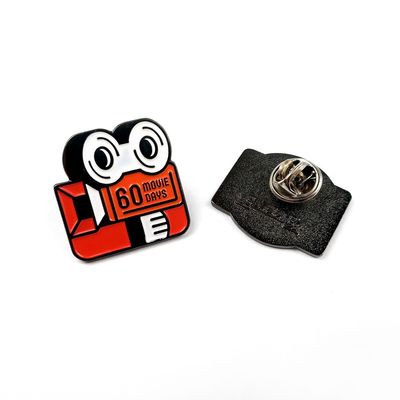 satın al Tanıtım Enamel Emblem Lapel Pin Siyah Nikel Kaplama Tek Yan Çevrimiçi üretim