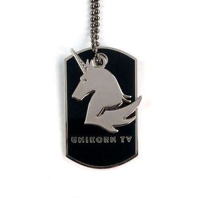 satın al Tanıtım Özel Logo Kavramlı Köpek Etiketleri / Tek boynuzlu Metal Köpek Etiketi Çevrimiçi üretim