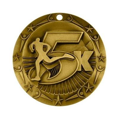 satın al 3 inç Özel 5km Yarış Madalyaları Koşma Zorluğu Finisher Stock Ödülleri Çevrimiçi üretim