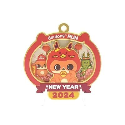 satın al Çinko alaşımı Custom Fun Run Madalyası Logo markası ile Enameled Ödülleri Çevrimiçi üretim