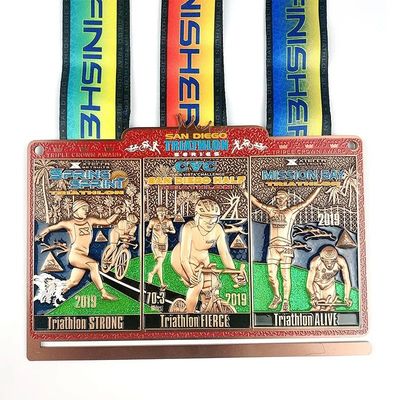 satın al Ironman Triathlon Madalyaları Ödüller İçin Özel Etkinlik Madalyaları Basit Hatıralar Çevrimiçi üretim