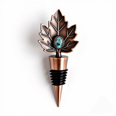 satın al 3D Die Struck Tasarımı Vintage Brass Wine Stopper Çevrimiçi üretim