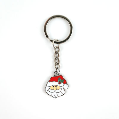satın al Noel Temalı Yumuşak Enamel Anahtar Zinciri Bayram Neşesi İçin Bayram Noel Baba Tasarımları Çevrimiçi üretim