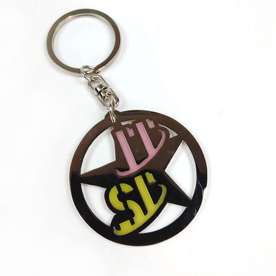 satın al Color Transparent Lacquer Promotional Keychain Vibrant Twist For Brand Çevrimiçi üretim